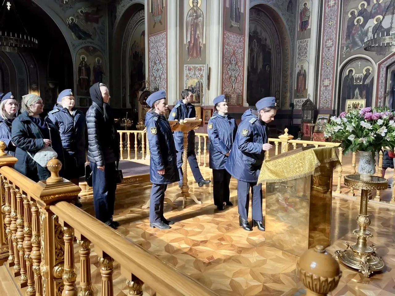 Сотрудники ГУФССП России по Краснодарскому краю почтили память небесного покровителя службы в Свято-
