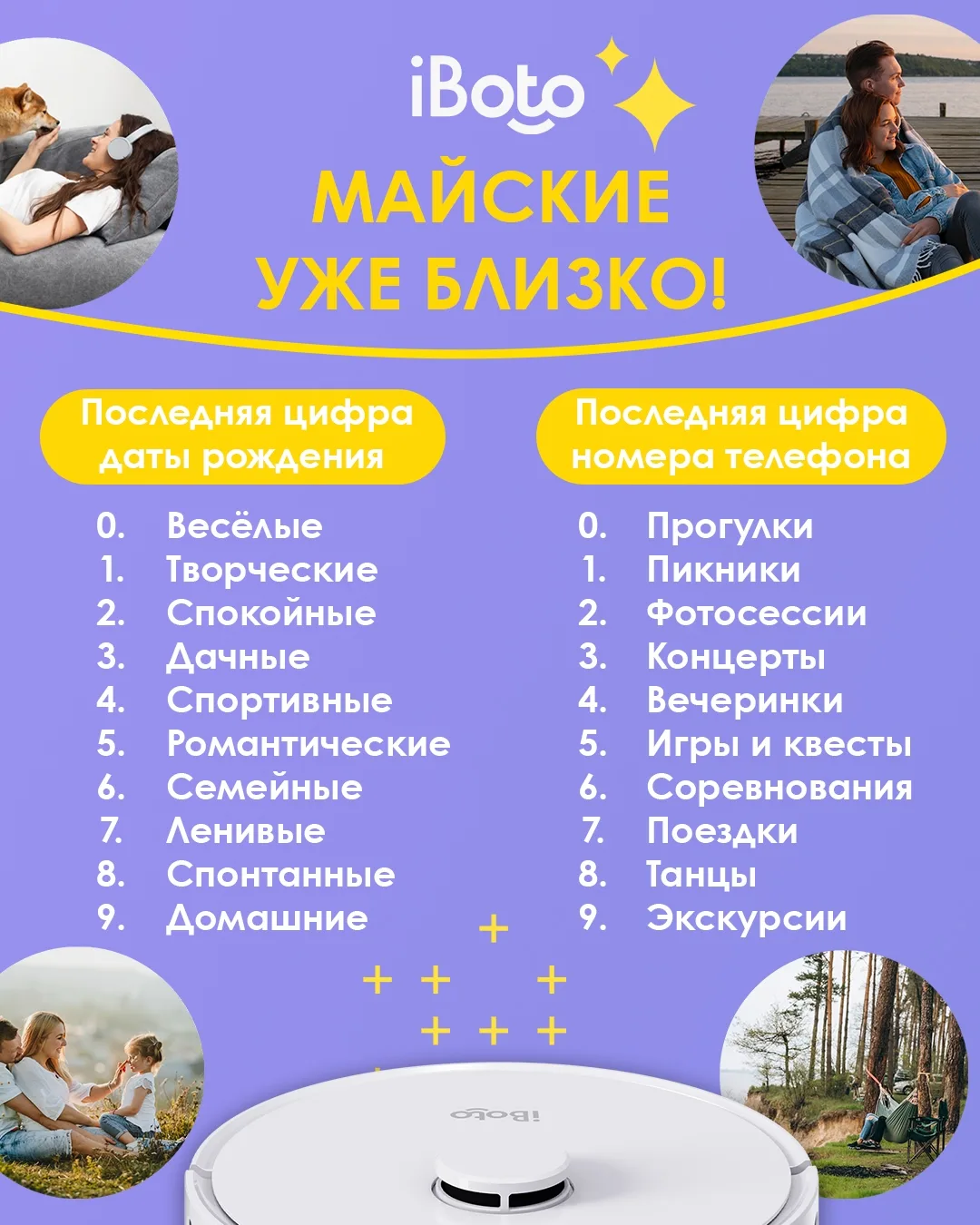 Вот и выходные пролетели... Зато майские праздники всё ближе! 🎉