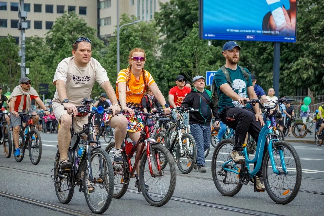 Весенний велофестиваль прошёл в Москве  🚴‍♂️ В столице 24 мая состоялся традиционный Весенний велофе