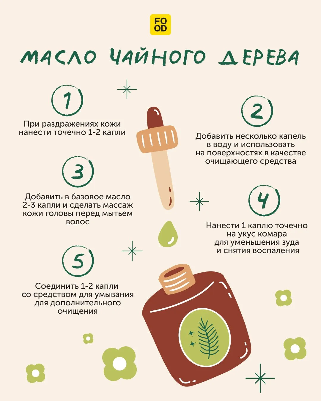 Масло чайного дерева изучено на 5% 😁  Его эфирное масло — настоящий универсал в домашней аптечке.  О