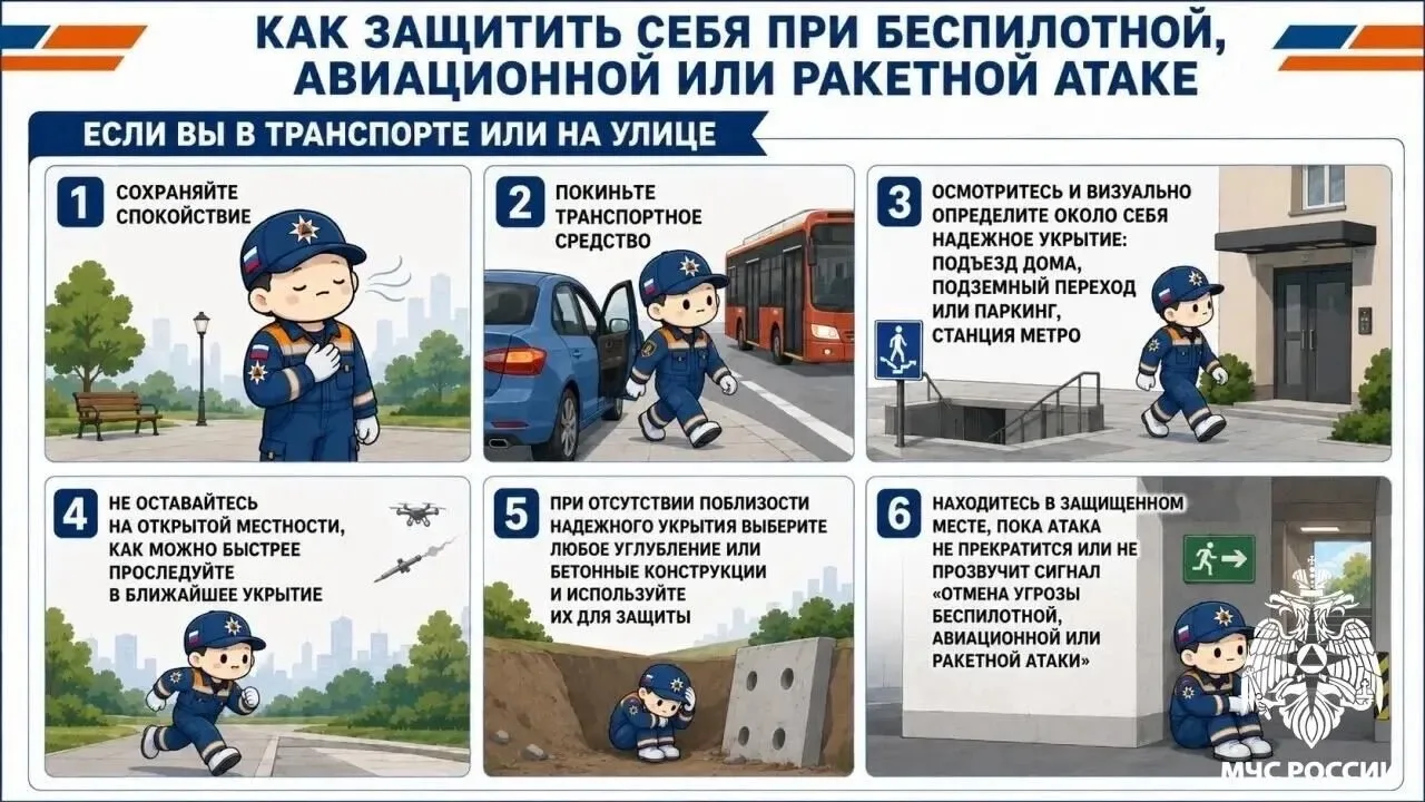 💥 Обнаружил беспилотник? Запомни правила безопасного поведения