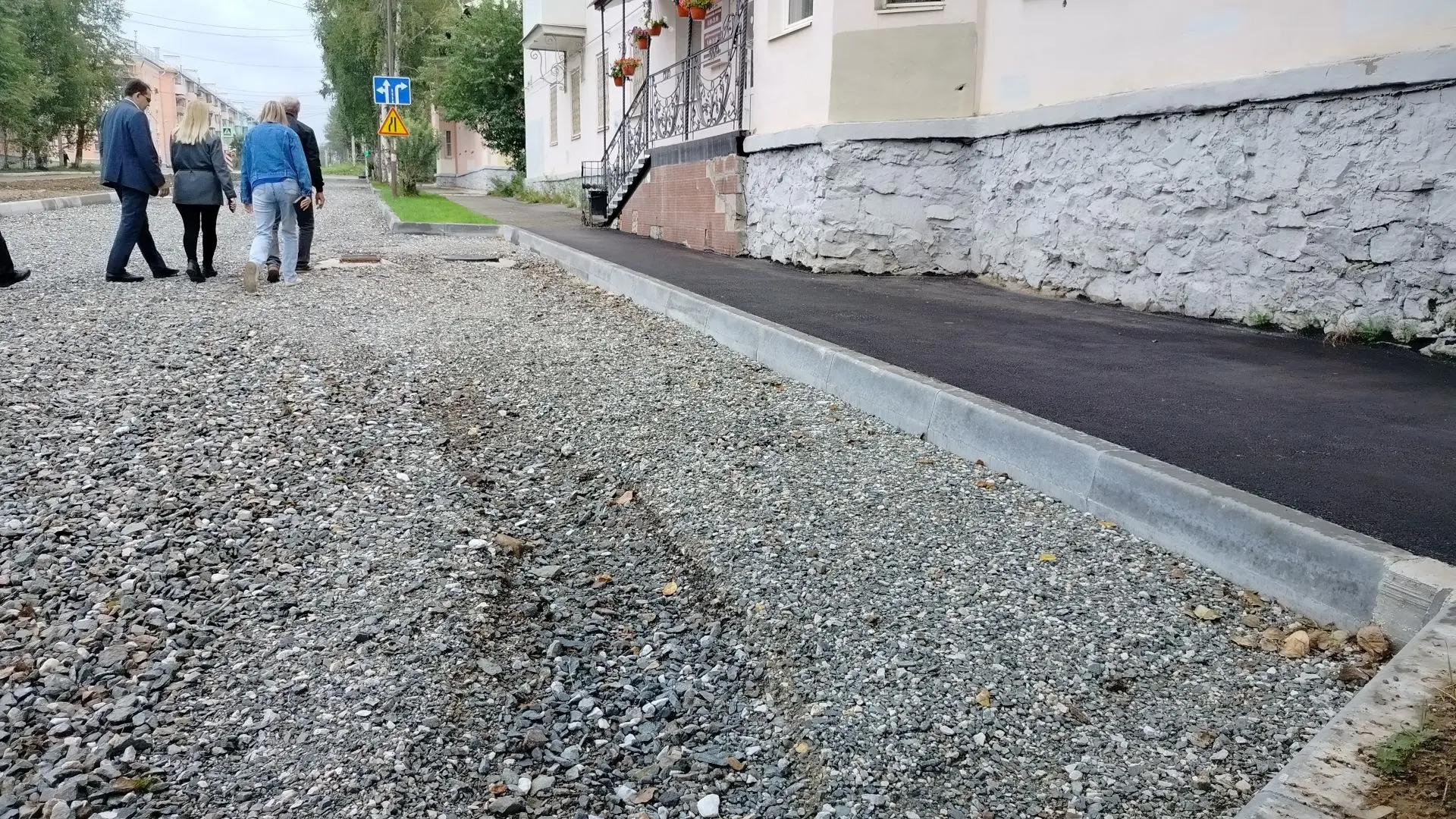 🚜 Восстановление нарушенного во время прокладки трассы водовода благоустройства по ули...