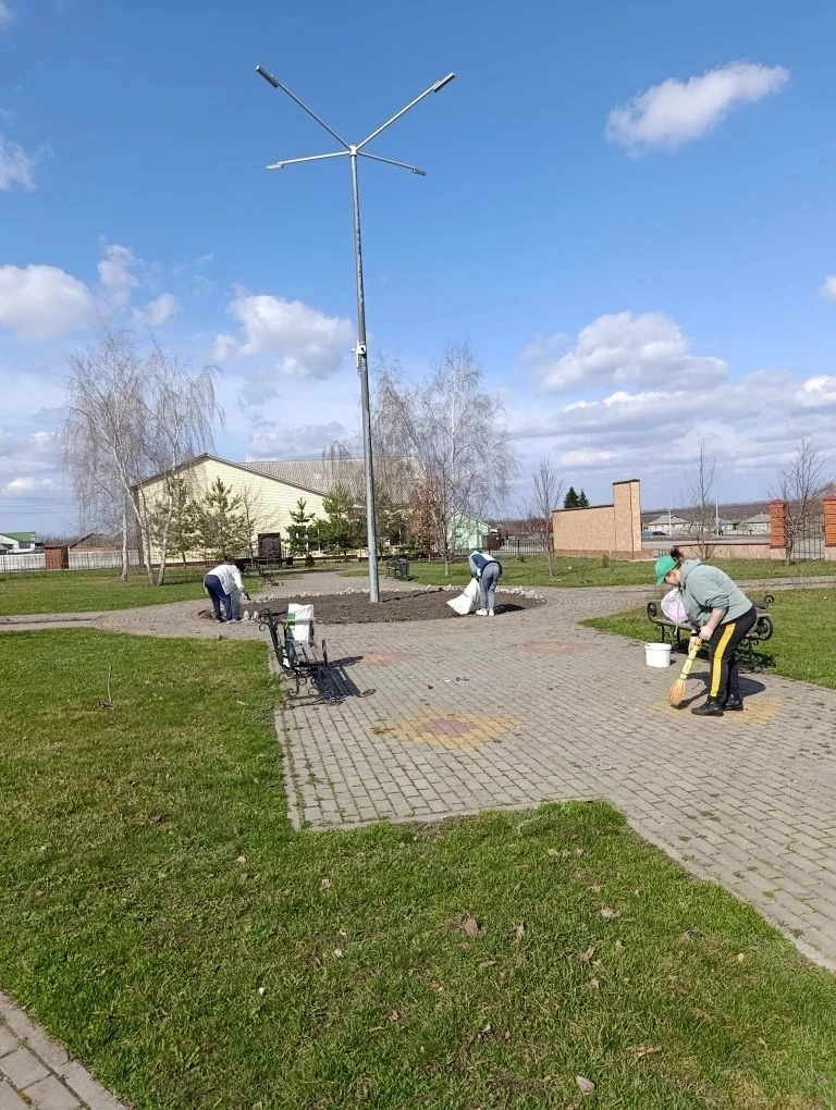 🌳 Всероссийский субботник в селе Сторожевое 2-е
