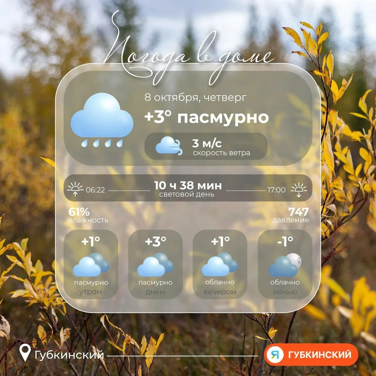 Погода в Губкинском на четверг
