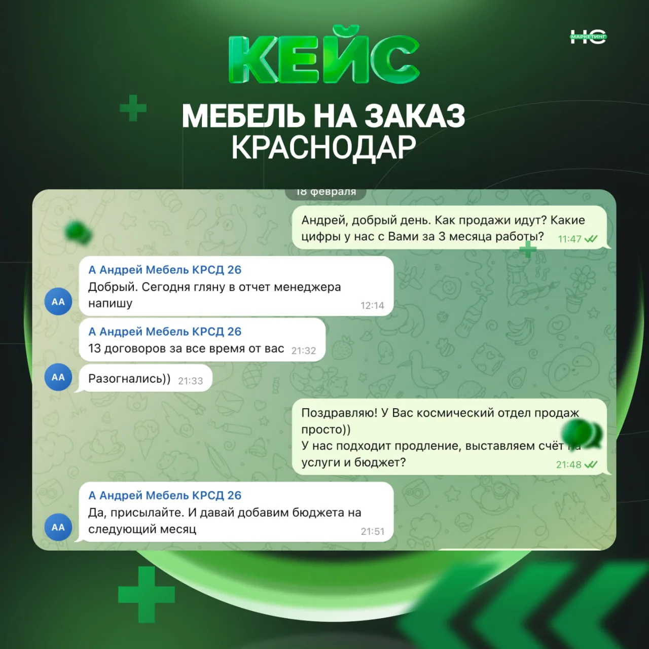 Ты можешь делать классные кухни.