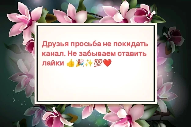 УВАЖАЕМЫЕ ПОДПИСЧИКИ!!! Не покидайте канал.