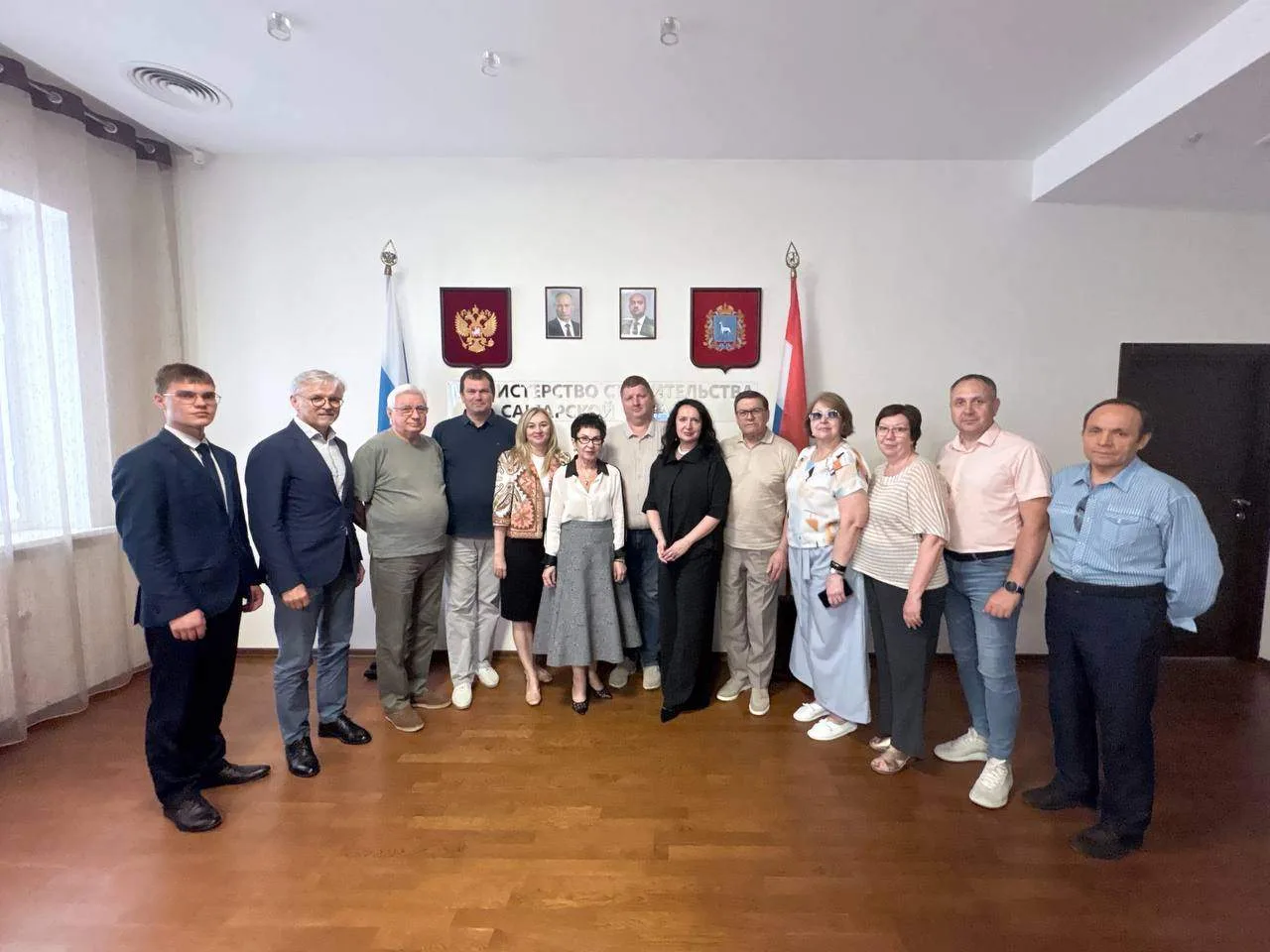 В министерстве строительства прошло собрание нового созыва общественного совета. 
 
Главной темой вс