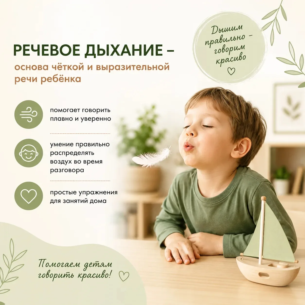 🌿 Советы логопеда: как развивать речевое дыхание дома?

Продолжаем знакомиться с упражнениями, кото