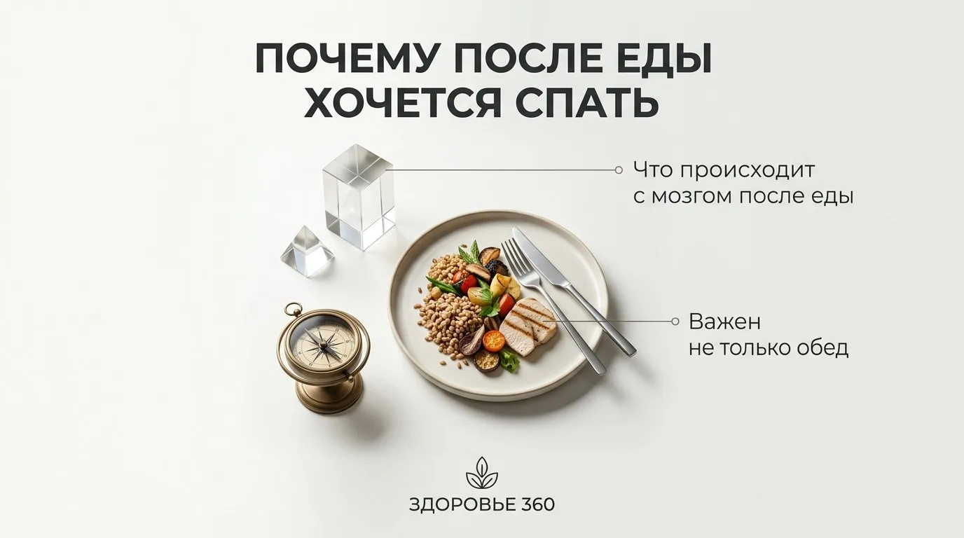 ПОЧЕМУ ПОСЛЕ ЕДЫ ХОЧЕТСЯ СПАТЬ? 😴🍽
Обед закончился всего 20 минут назад.
Вместо прилива сил появля