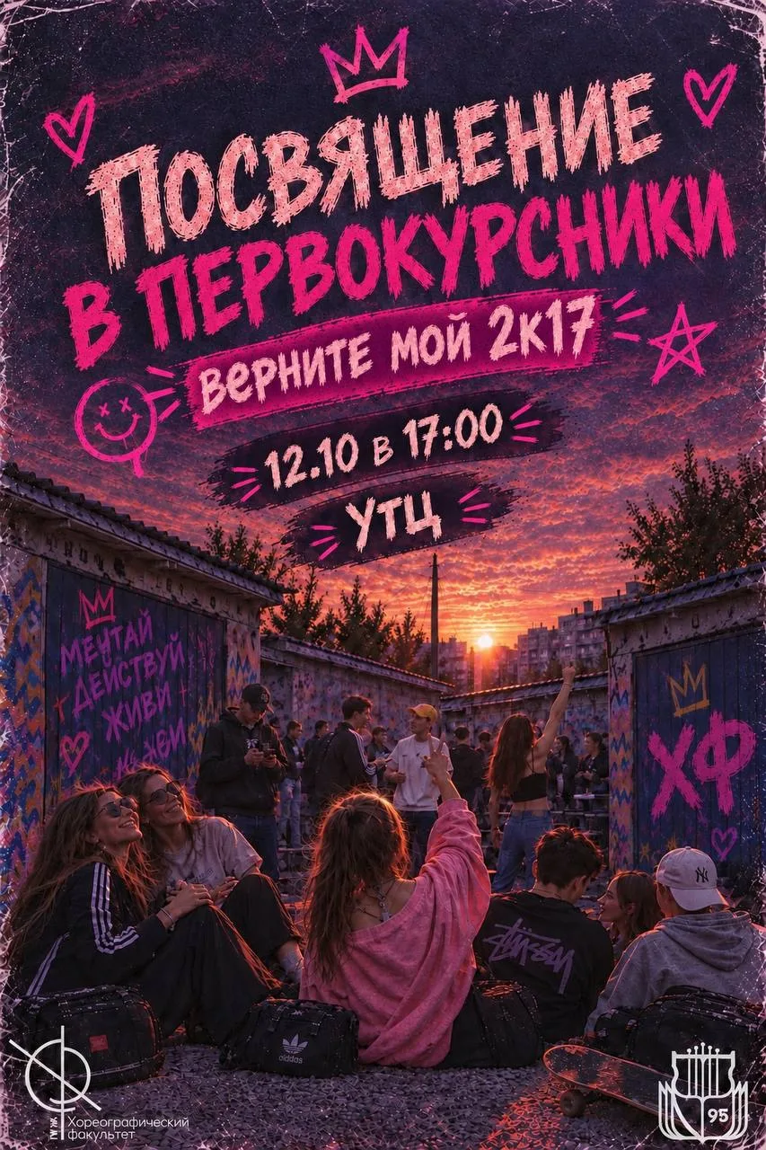 📣 Посвящение первокурсников 2к26: первые шаги под неоном
