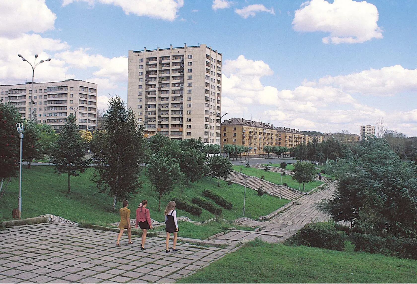 Набережная Тагильского пруда.1998 год.