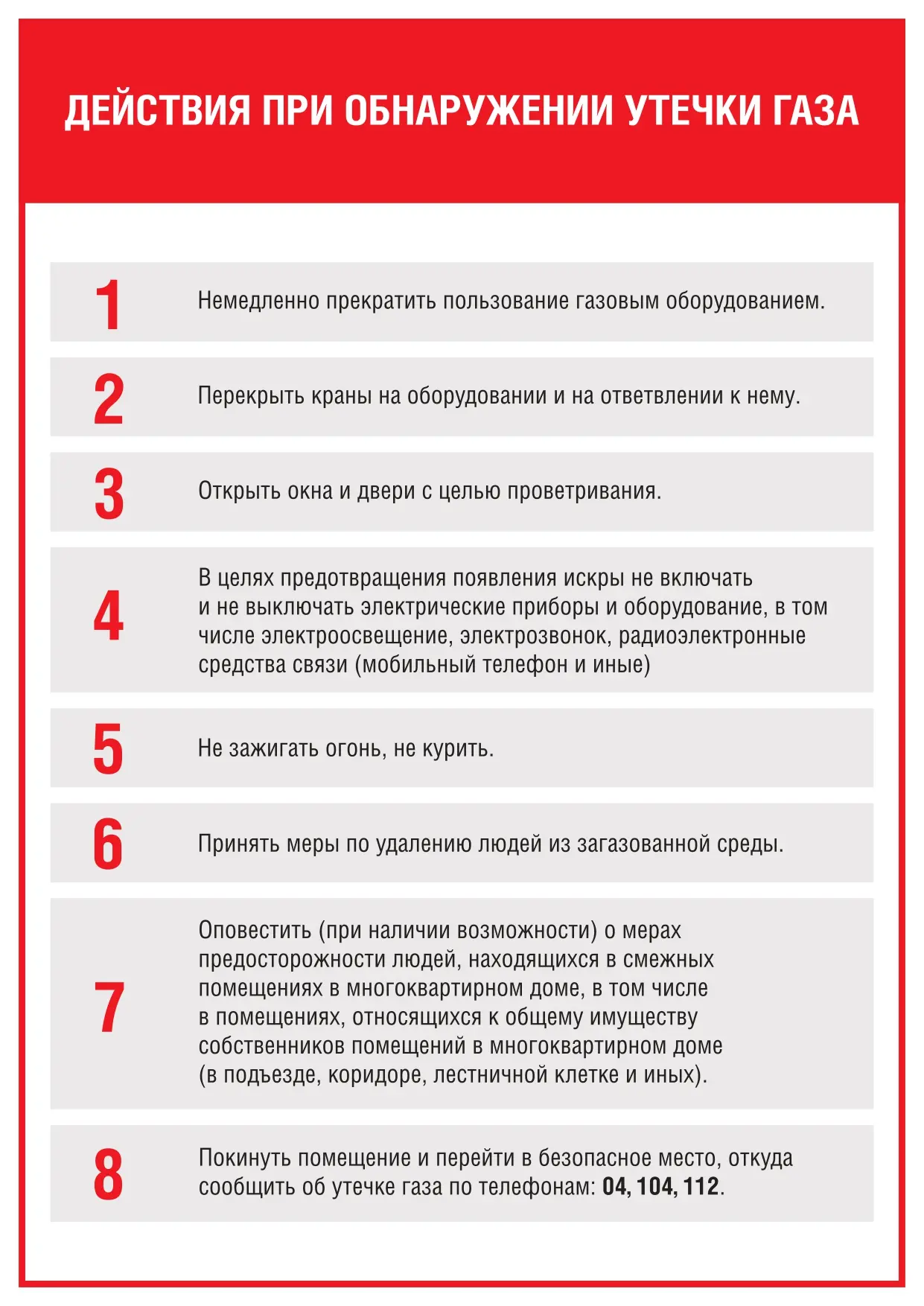 Одна из эффективных мер обнаружения утечки газа – это установка сигнализаторов загазованности в квар