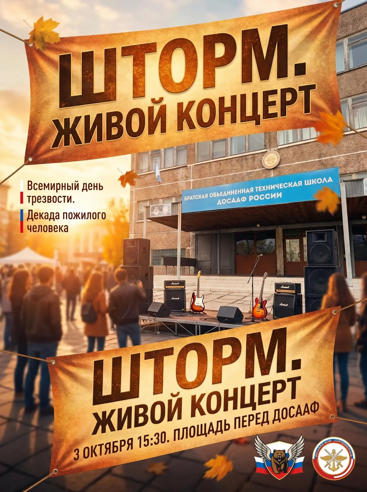 Сегодня мы решили присоединиться к погоде и подарить городу немного музыки. Группа «Што...