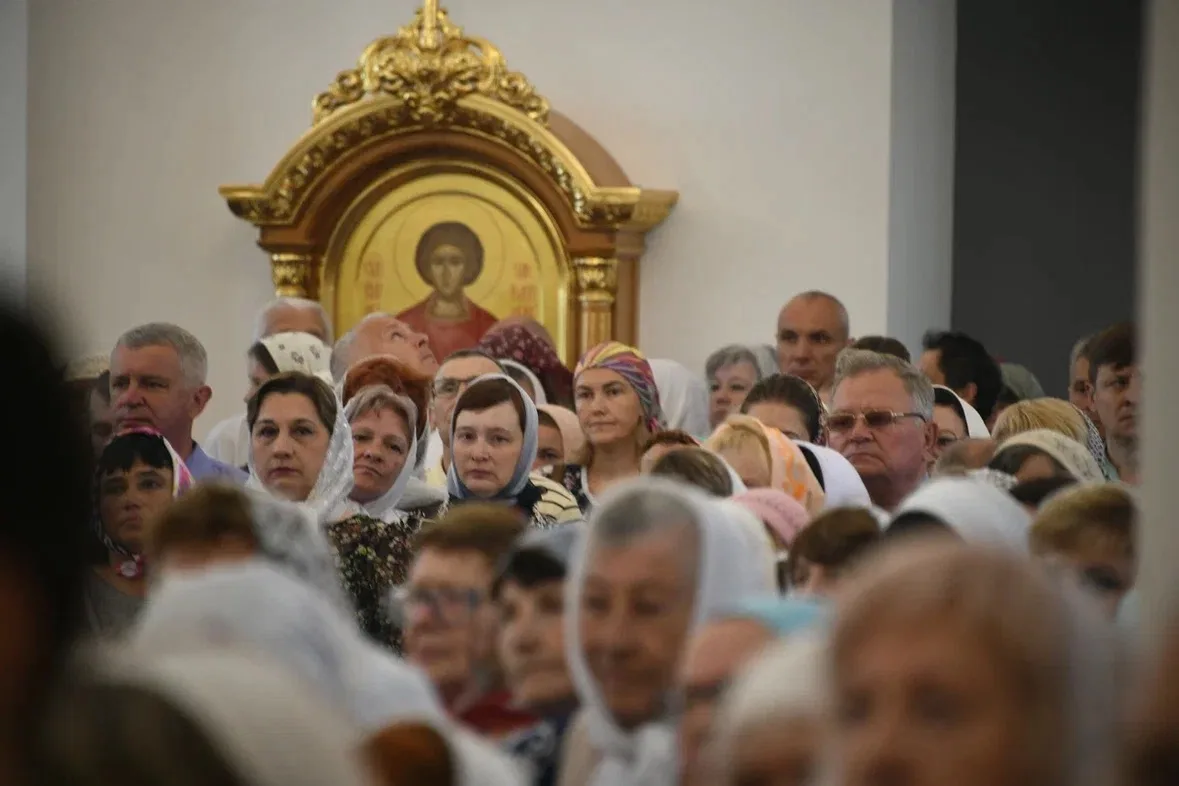 🕊️В новом микрорайоне Атомград города Курчатова состоялось торжественное открытие и освящение Свято
