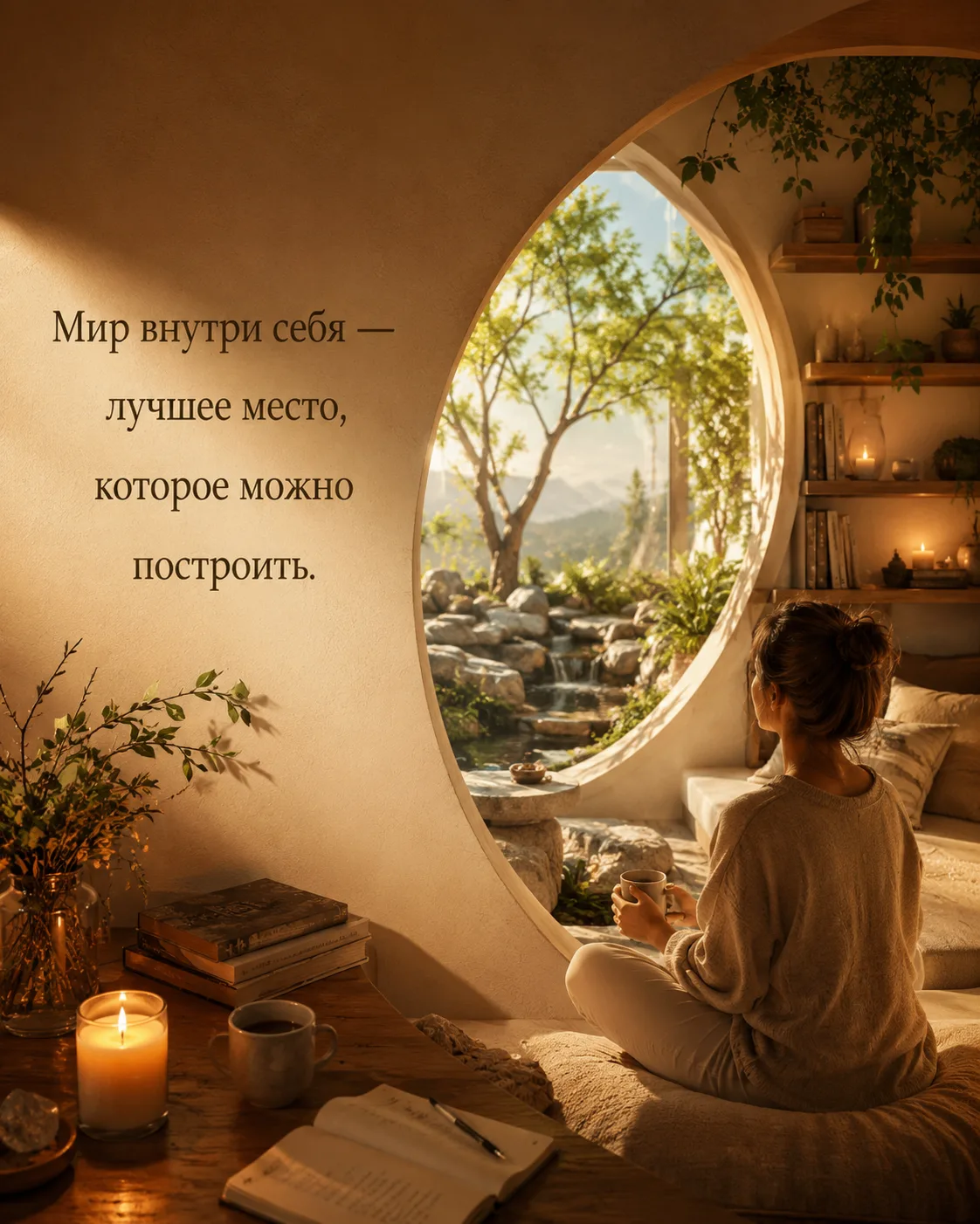 Мир внутри себя —
лучшее место,
которое можно
построить.

❤ Психология отношений
