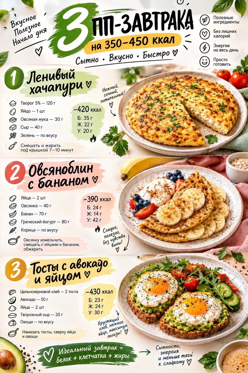 3ПП-завтрака
