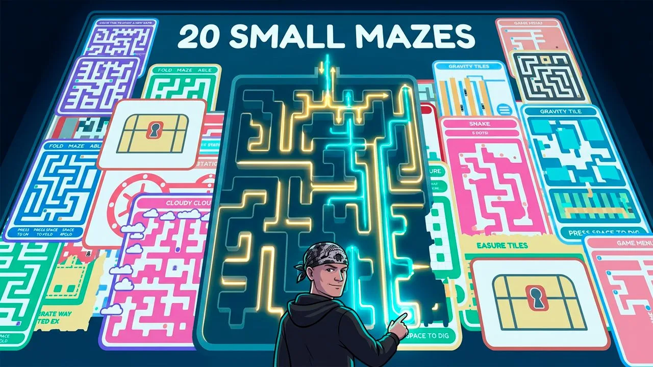 Я ПРОШЕЛ ВСЕ ЛАБИРИНТЫ В ► 20 Small Mazes