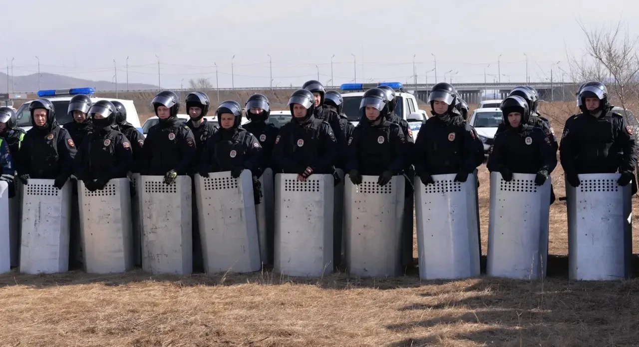 В Черногорске завершились учения сотрудников МВД по Республике Хакасия и взаимодействующих сил  Сего