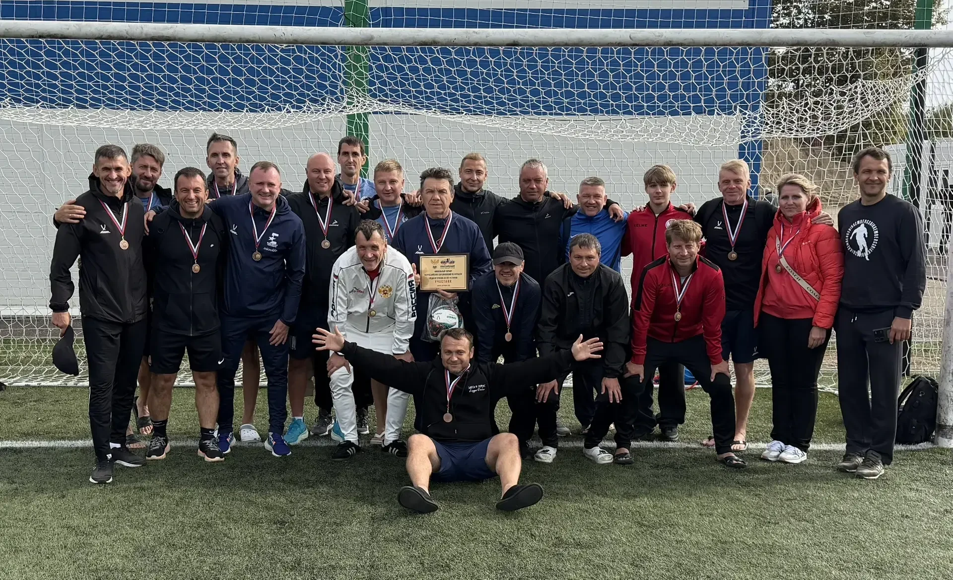 ⚽Ветераны футбола Донбасса — 8 место на финале Всероссийских соревнований 40+