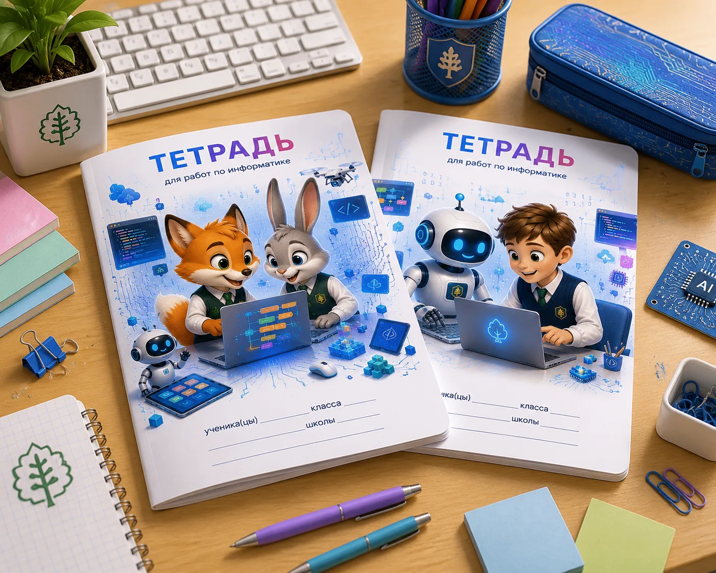 ✨ Новинка для уроков информатики! 💻📘Друзья, подготовила для вас новую серию современных обложек дл