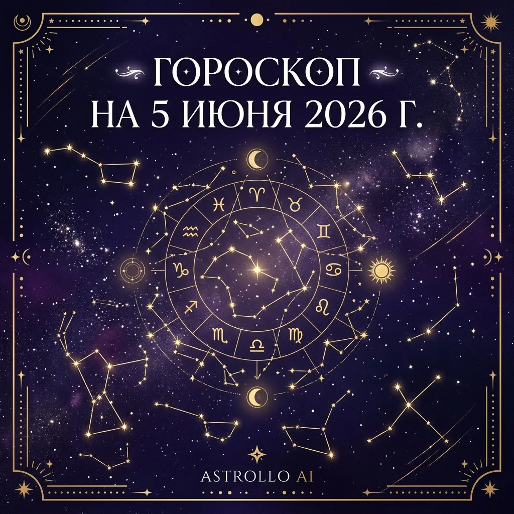 🔮 Гороскоп на 5 июня 2026 г.