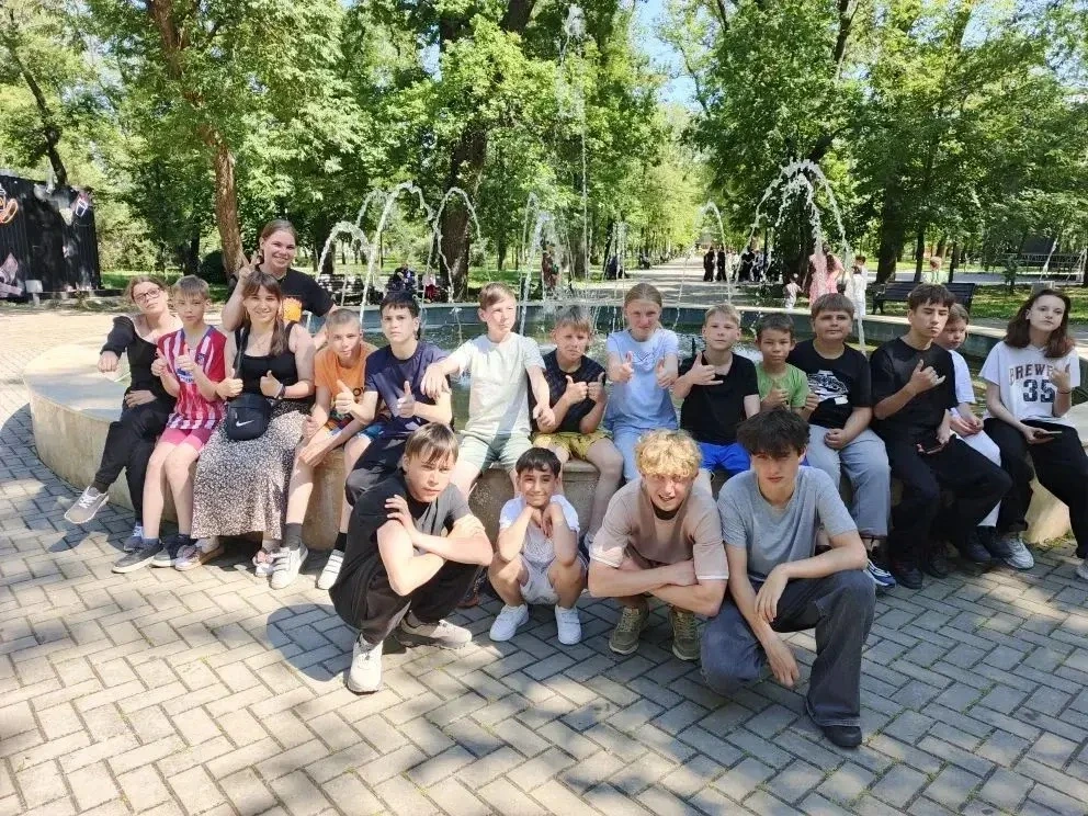 Сегодня наши воспитанники, благодаря поддержке наших друзей, посетили городской парк ку...