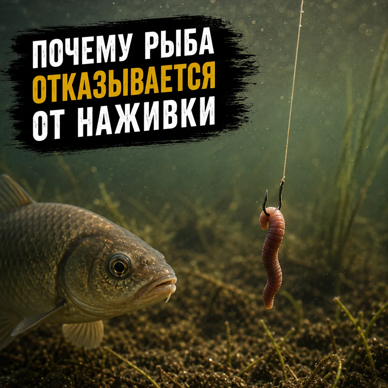 Почему рыба отказывается от наживки, хотя клев вроде есть