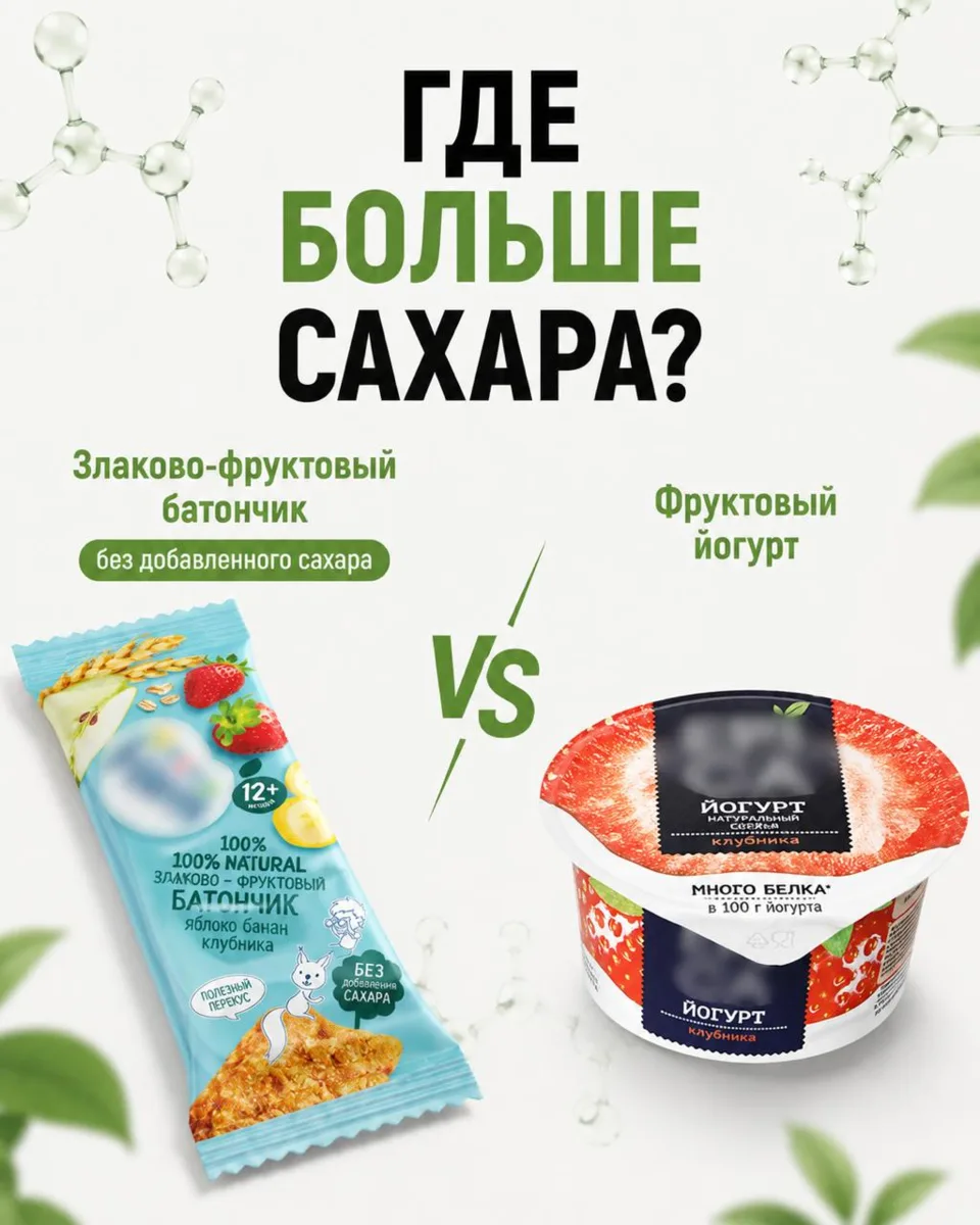Начинаем игру: где больше сахара?