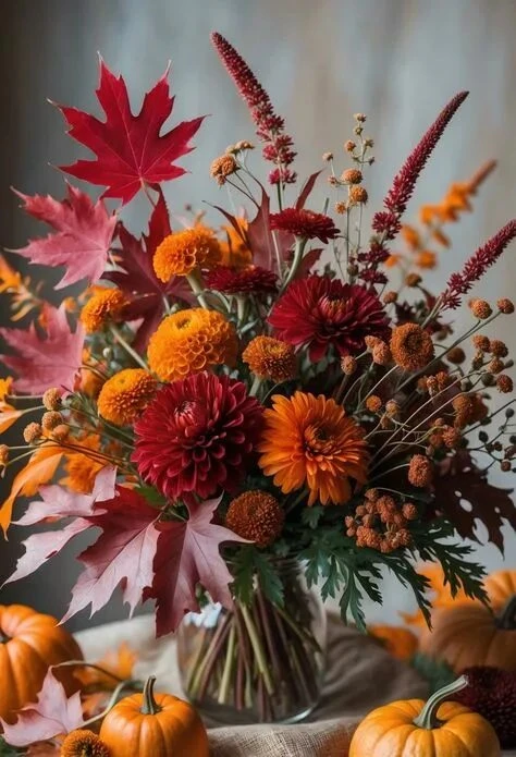 🔅🍂🍁Природа будто шепчет через эти лепестки: „Даже если дни становятся короче, ты мож...