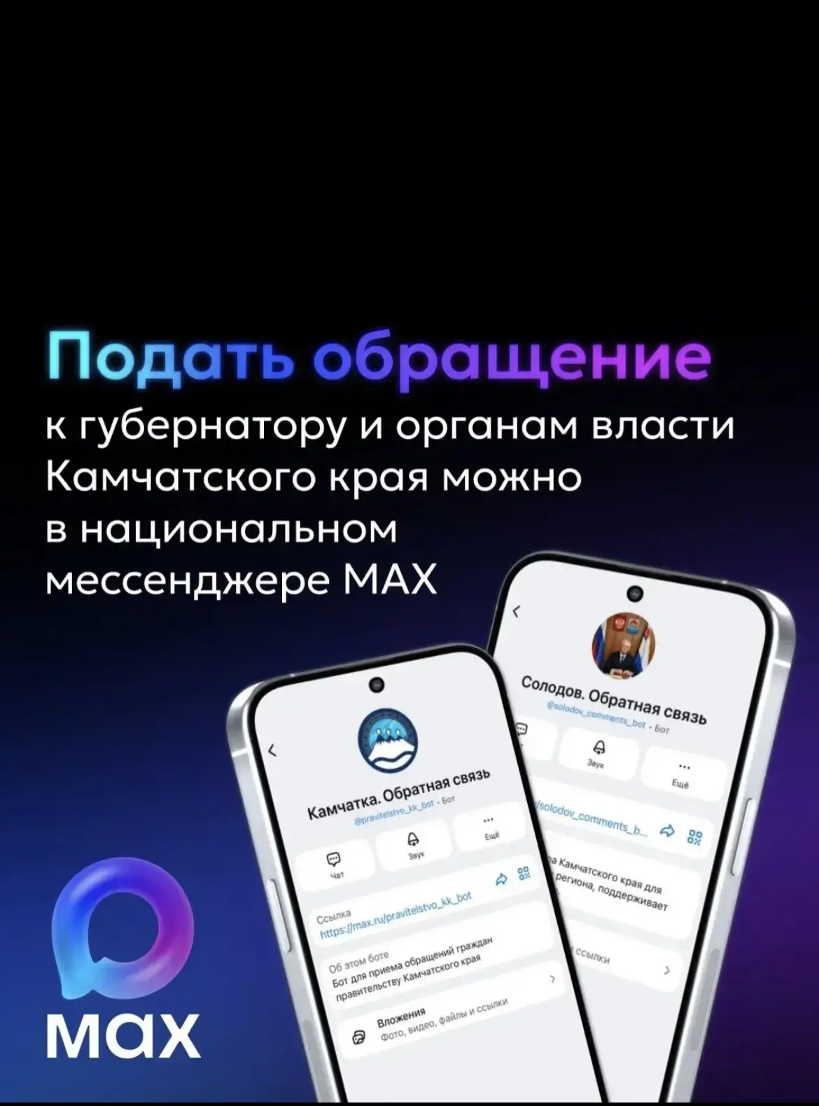 Жители Камчатского края могут подать обращение губернатору Владимиру Солодову и органам...