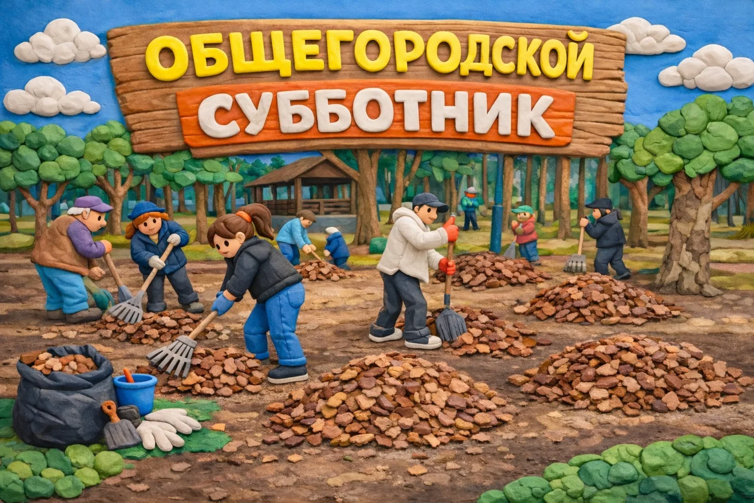 🧹 Чистый город – дело общее  10 апреля Южный выходит на общегородской субботник – и это прекрасный п