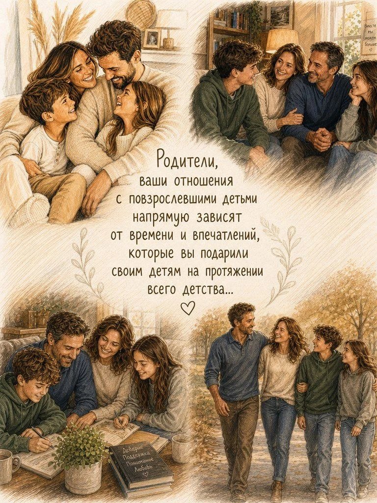 Помните, ваш ребёнок запомнит не количество выполненных пунктов, а свет в ваших глазах,...