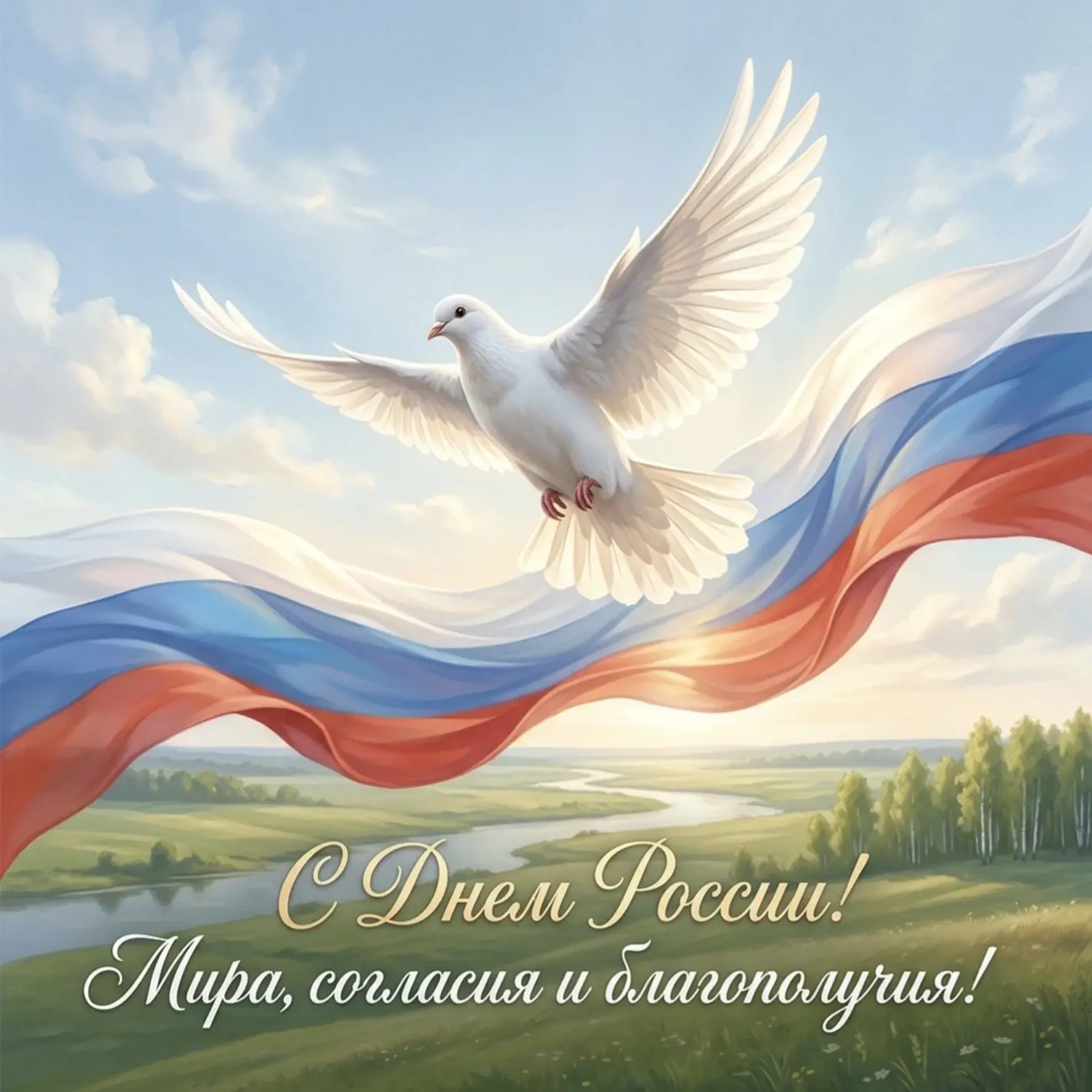 Администрация ГБ №2 от всего сердца поздравляет всех с Днём России! 
В этот праздник хочется пожелат