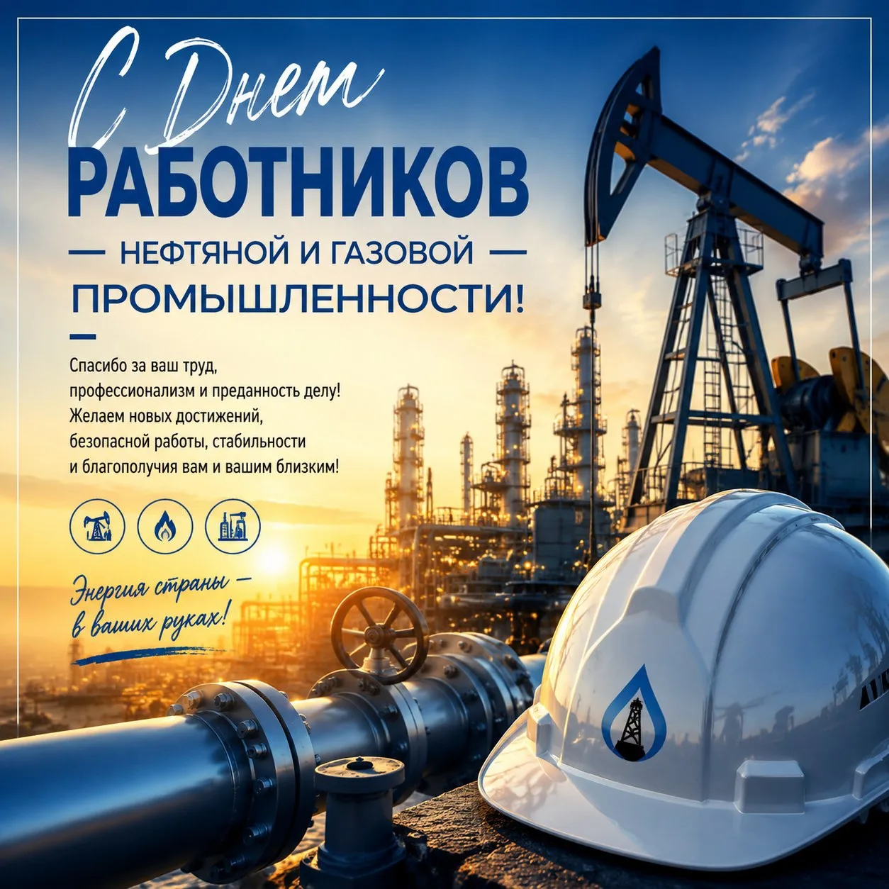 Уважаемые работники и ветераны нефтяной и газовой промышленности!