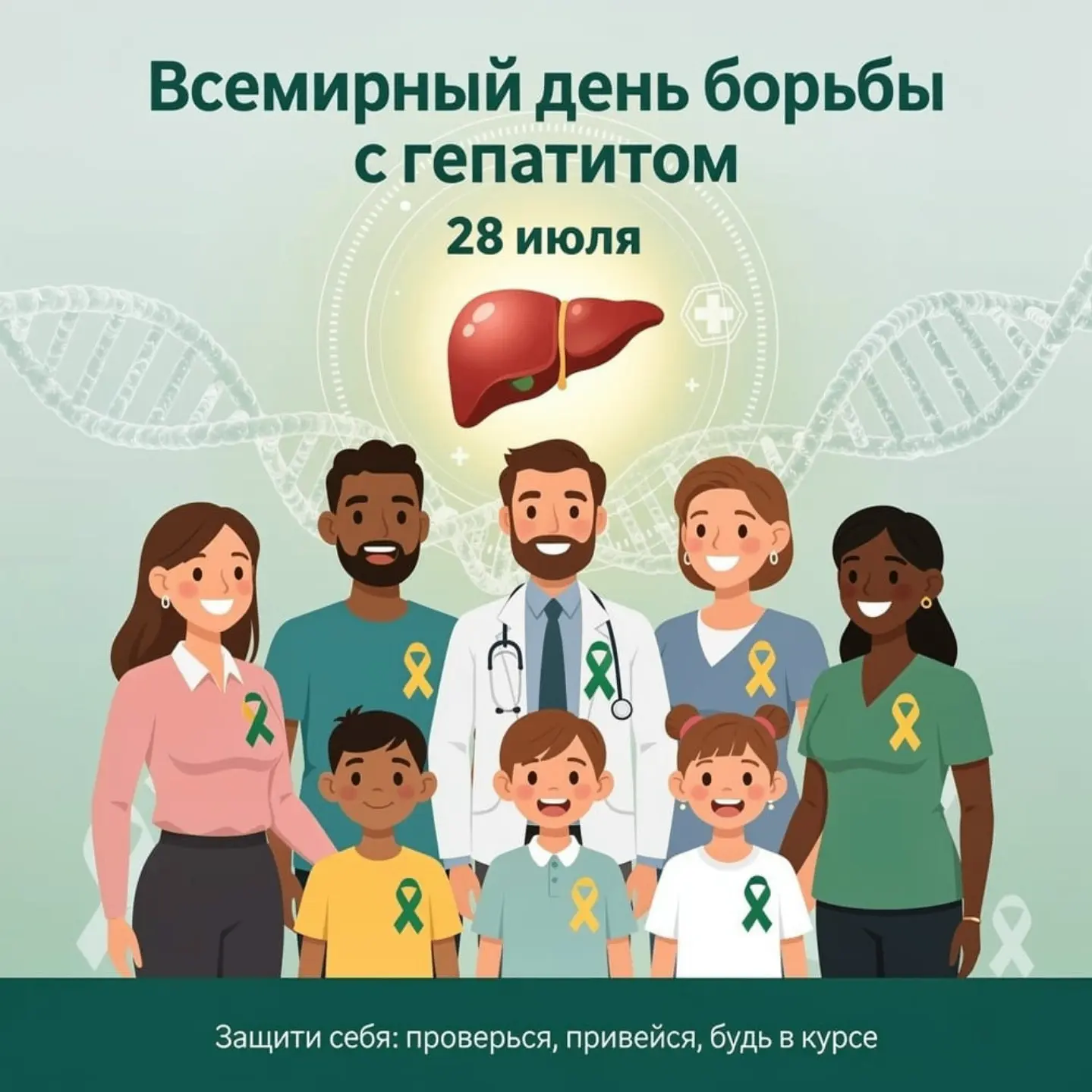 🔺28 июля - Всемирный день борьбы с гепатитом

28 июля — день рождения доктора Баруха Бламберга, лау