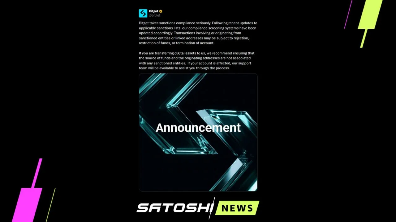 #Bitget #санкции