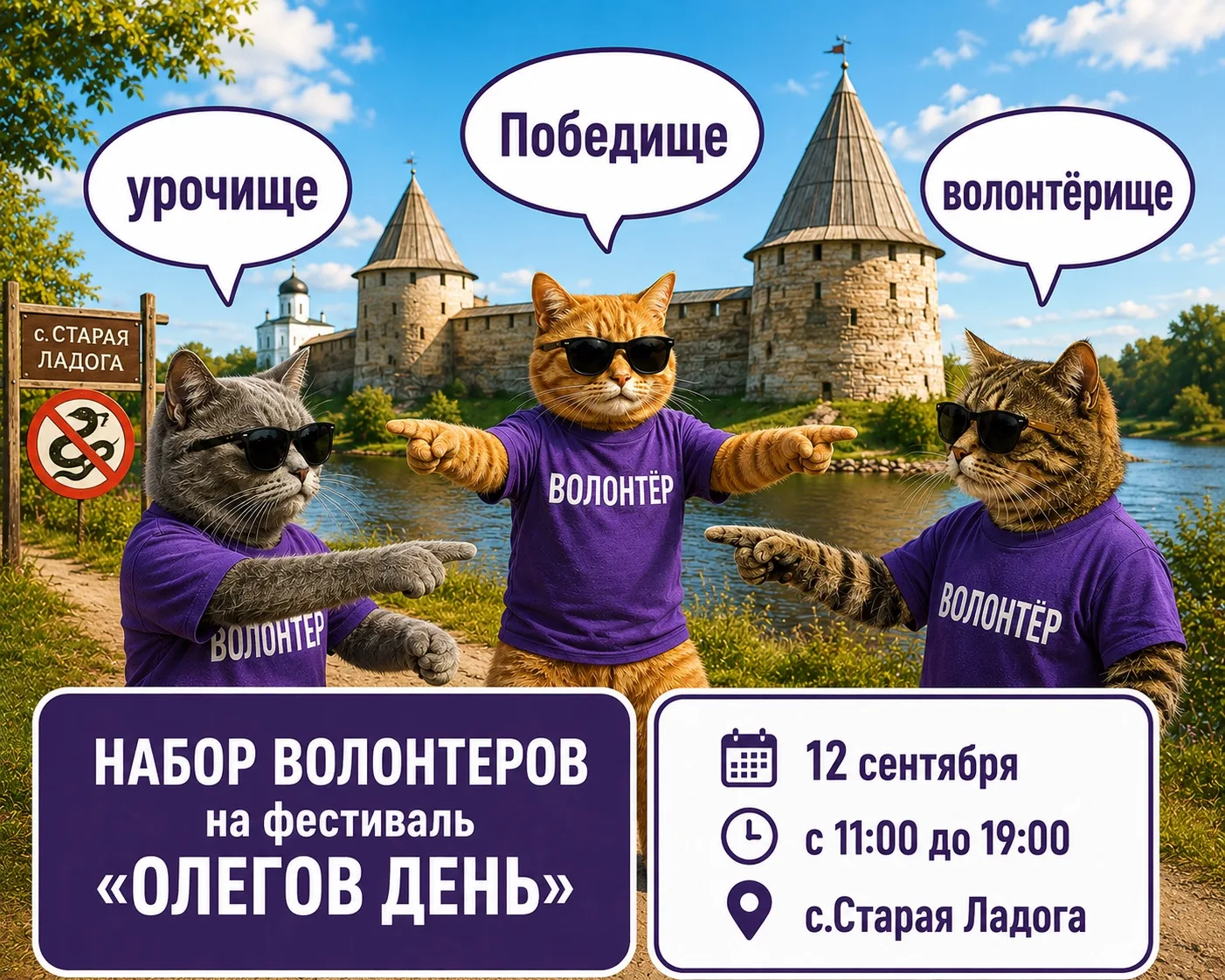 Стань частью «Олегова дня» в Старой Ладоге!