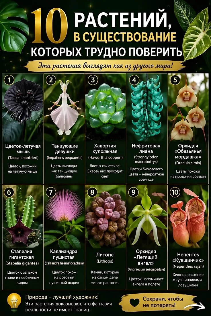 Крайне необычные цветы