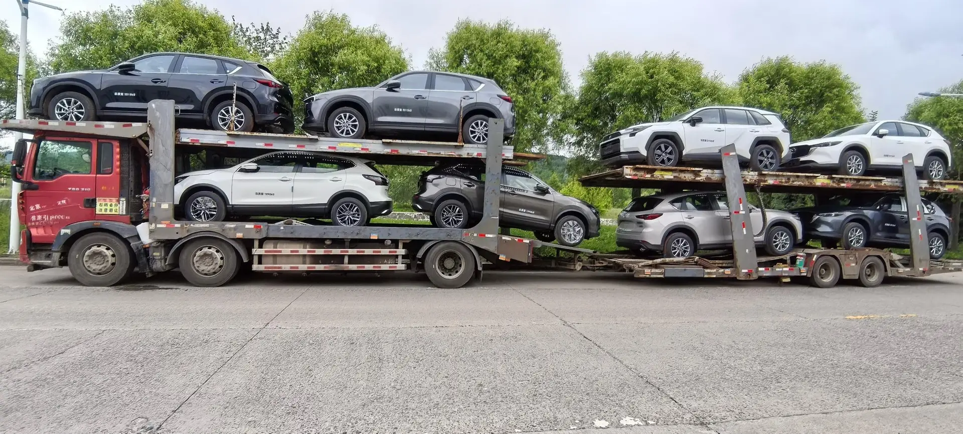 🔥✅Загрузили два автовоза новых автомобилей и отправили их в Уссурийск для прохождения таможенных пр