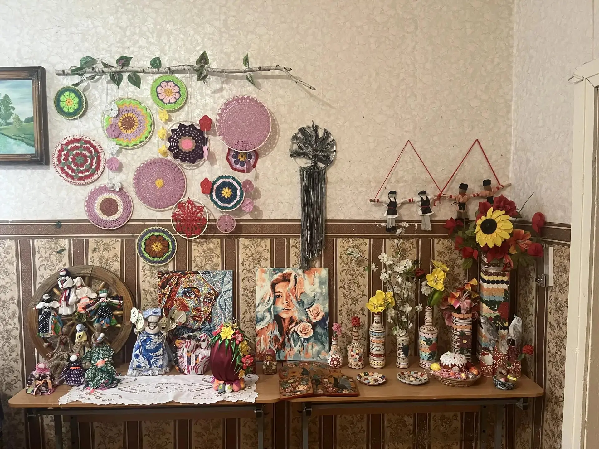 #Наширукинедляскуки
#Выставканародноготворчества
В Степановской сельской библиотеке под руководством