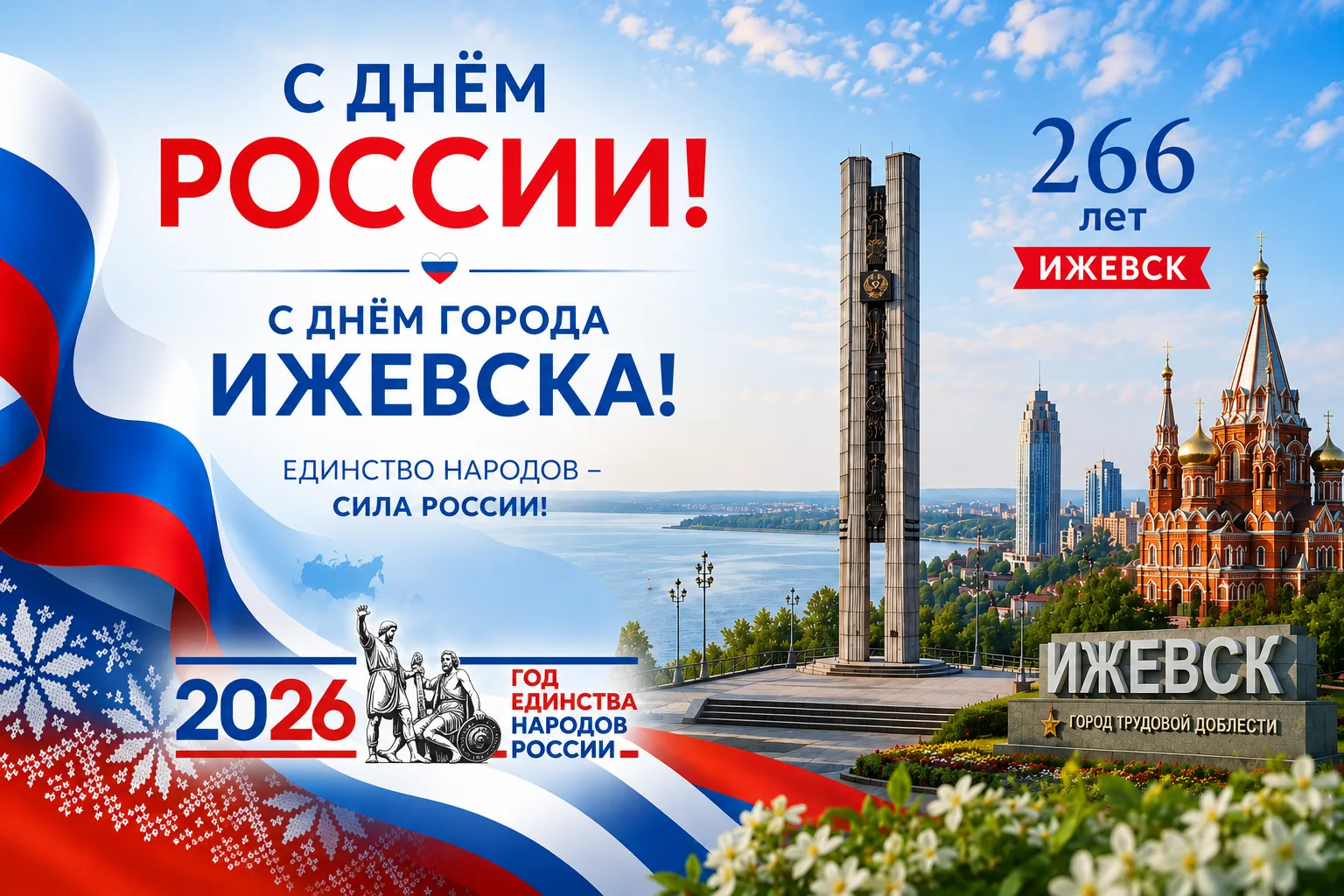 🇷🇺 Поздравляем с Днём России! 
 
Этот праздник напоминает о главном: сила нашей страны рождается в