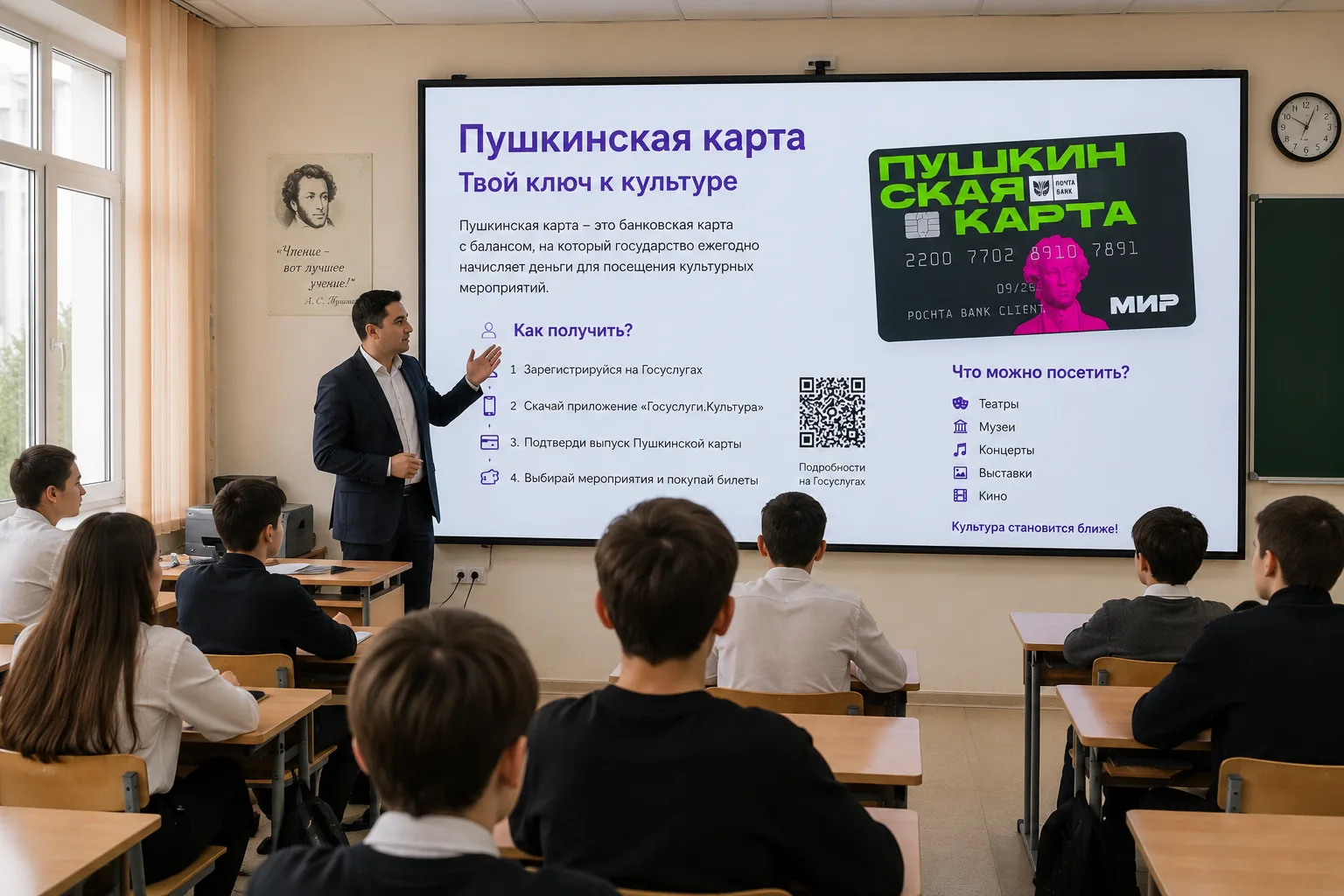 Пушкинские уроки»: учимся ходить в музеи и театры бесплатно!