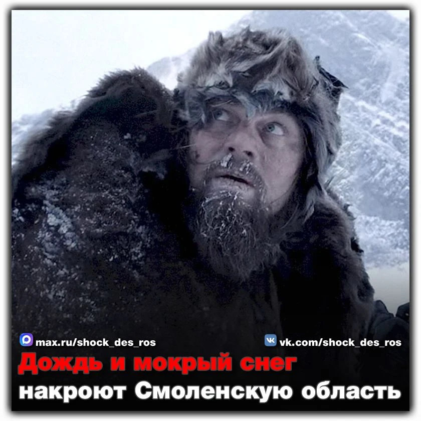 ❄️ Дождь и мокрый снег накроют Смоленскую область  Синоптики рассказали о погоде в Смоленской област