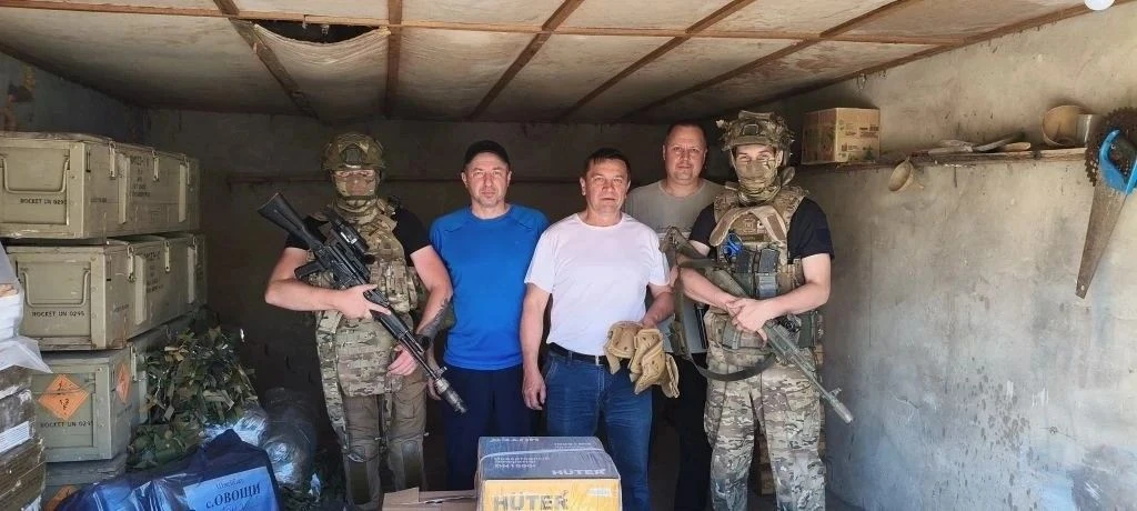 Навестил военнослужащих земляков в зоне спецоперации