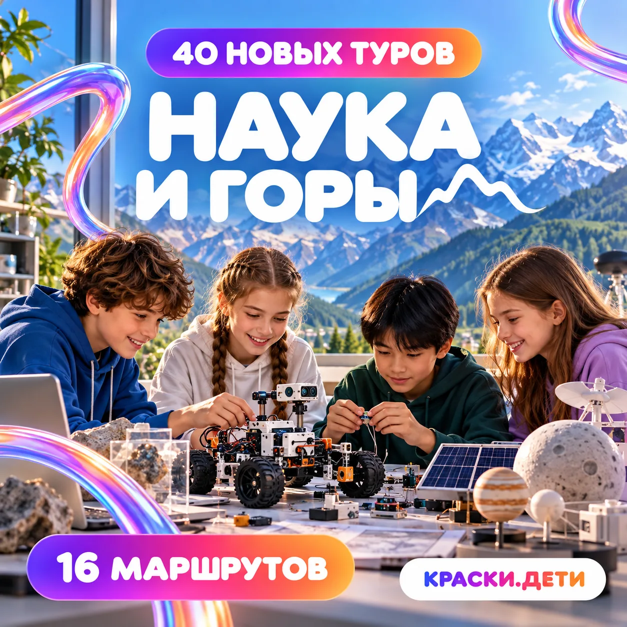 🚀 40 НОВЫХ ТУРОВ — ЧАСТЬ 2: НАУКА И ГОРЫ