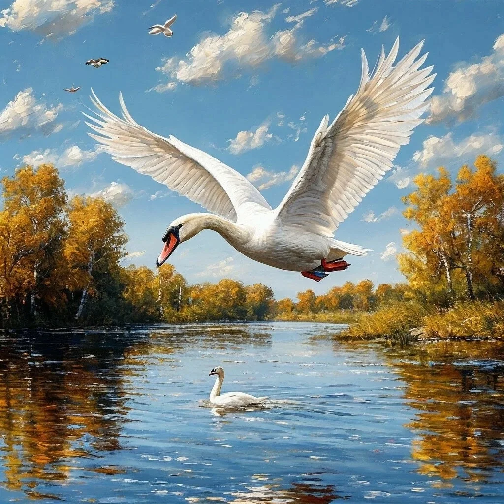 Лебеди.