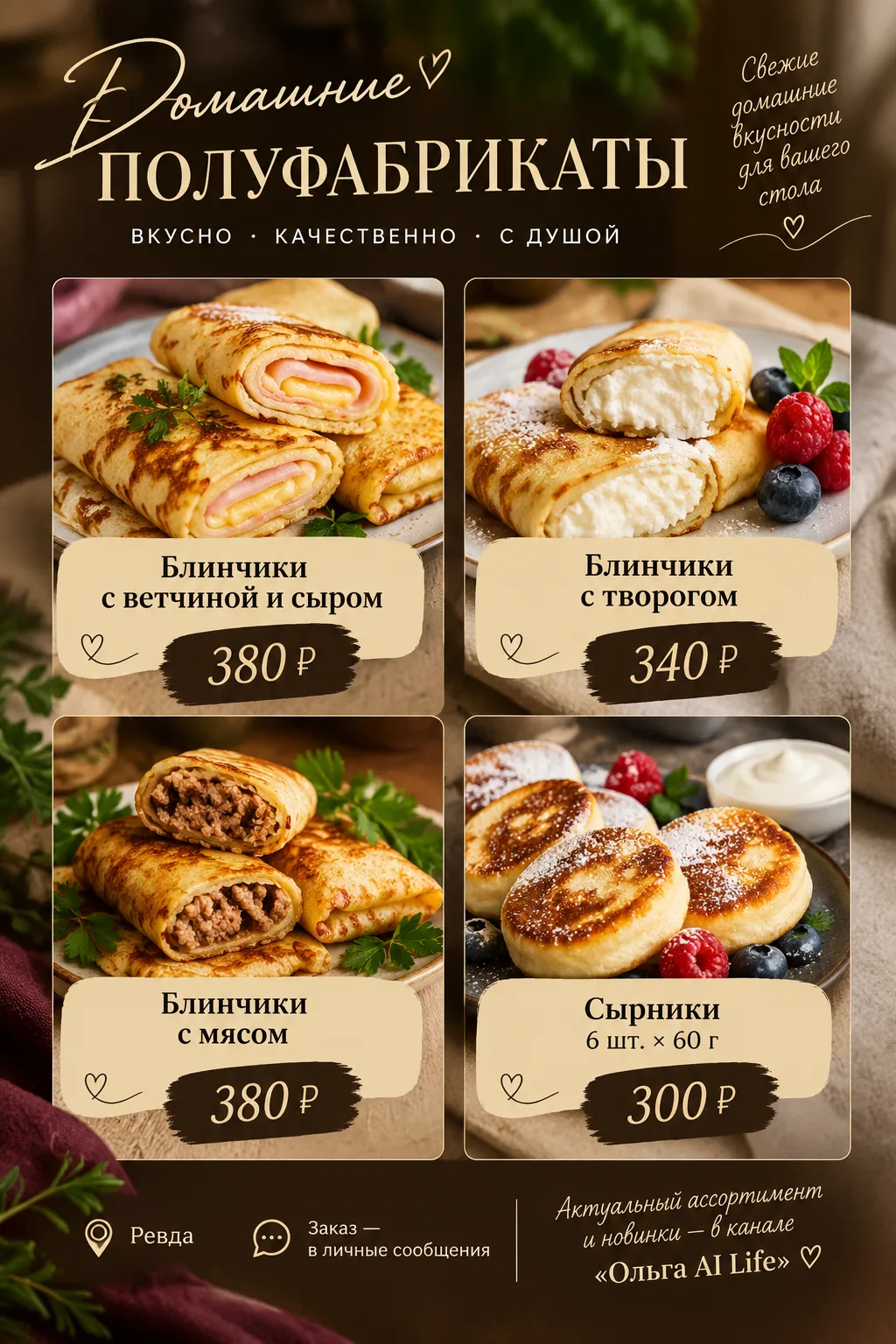 ПОЛУФАБРИКАТЫ