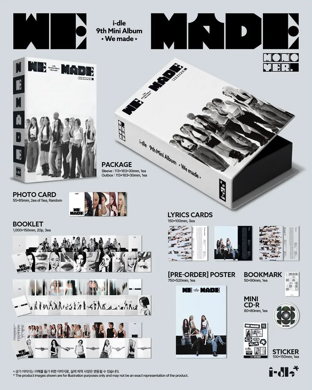 i-dle (아이들) 9th Mini Album [We made] Albums