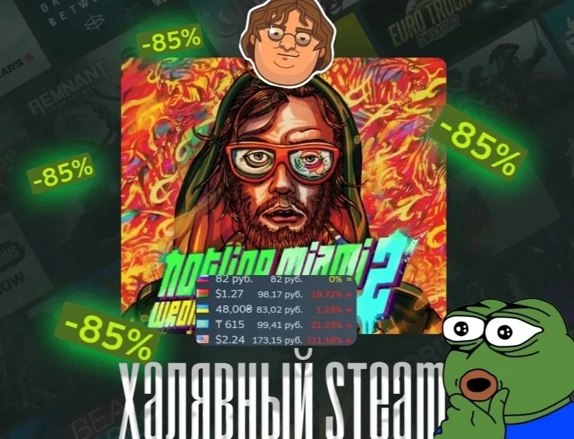 ☁️ За что ее все любят? — Hotline Miami 2 получила скидку8️⃣5️⃣