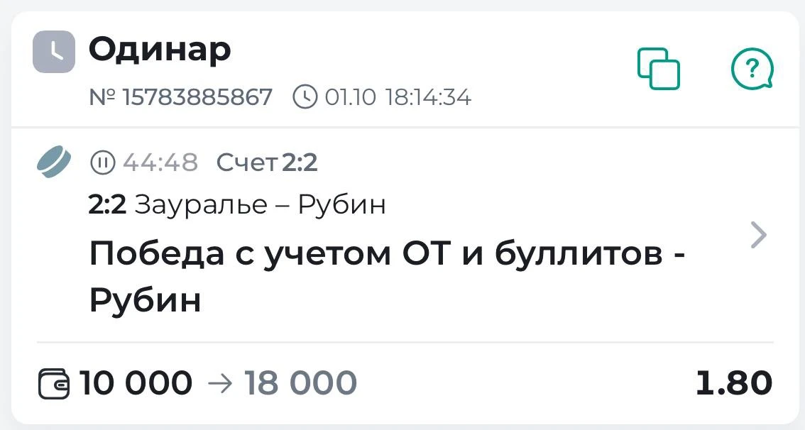 Итоговая Победа Рубина 🏒